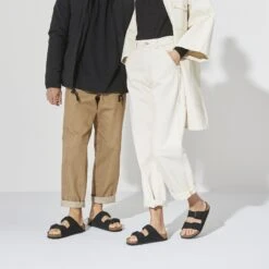 Birkenstock Arizona Soft Footbed Suede Leather Black -Birkenstock Shop 951323 detail 7