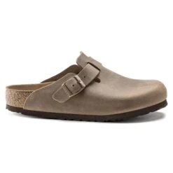 Birkenstock Boston Oiled Leather Tobacco Brown -Birkenstock Shop 960813 side